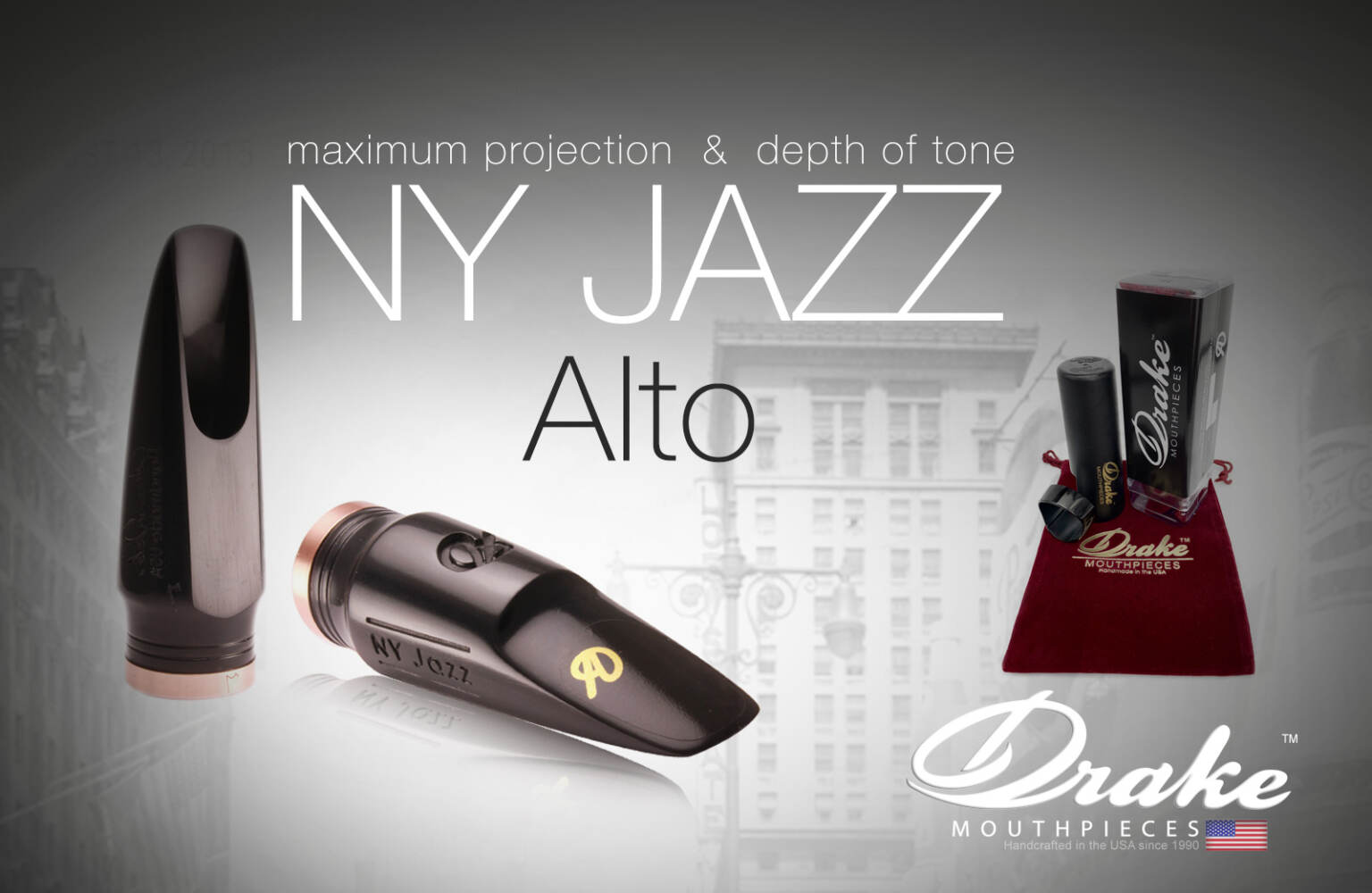 New York Jazz Alto Drake Mouthpieces