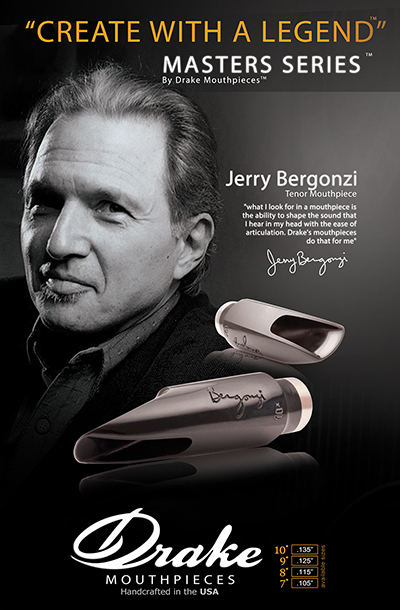 Jerry Bergonzi Masters Series Drake Saxophone Mouthpiece model