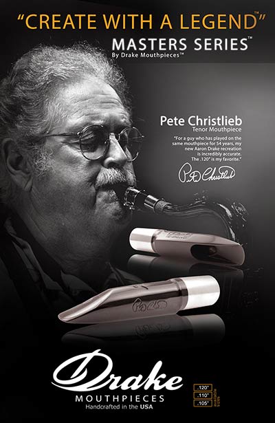 Pete Christlieb Masters Series Saxophone Mouthpiece Model