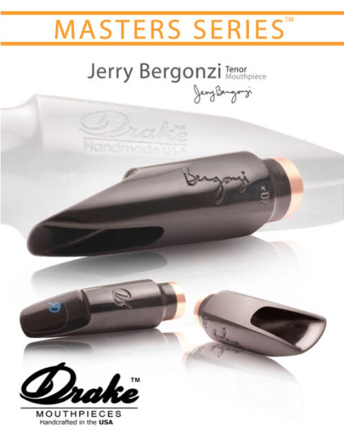 Jerry Bergonzi 'EB' Masters Series Drake Mouthpiece model Handmade layout