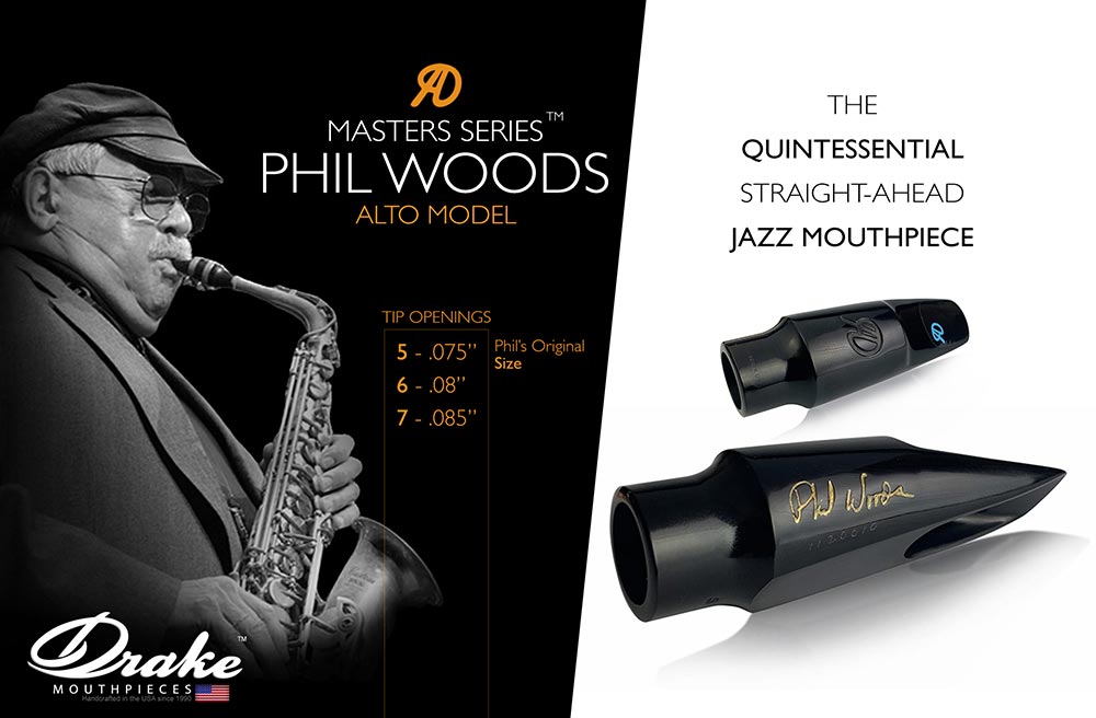 Phil Woods Masters Series Drake Saxophone Mouthpiece Model layout