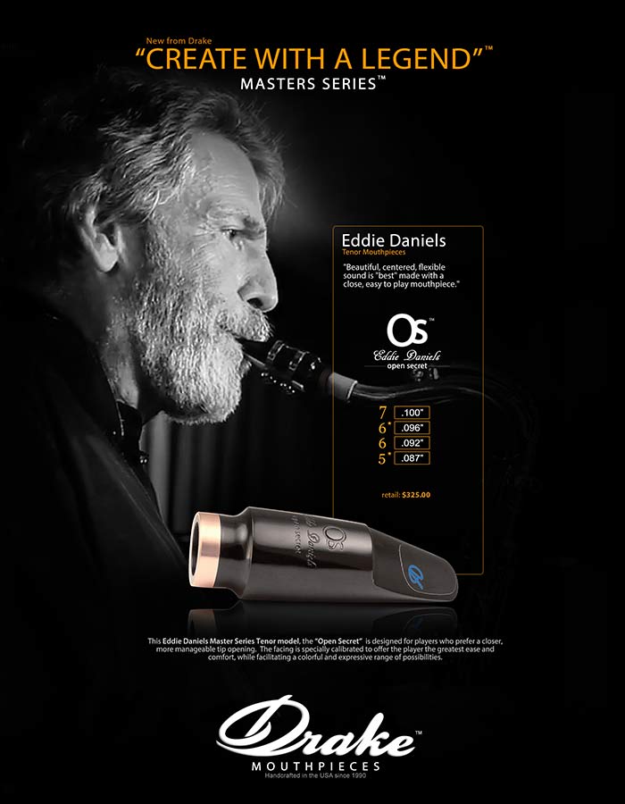 Drake Saxophone Mouthpieces Eddie Daniels Masters Series OS Model