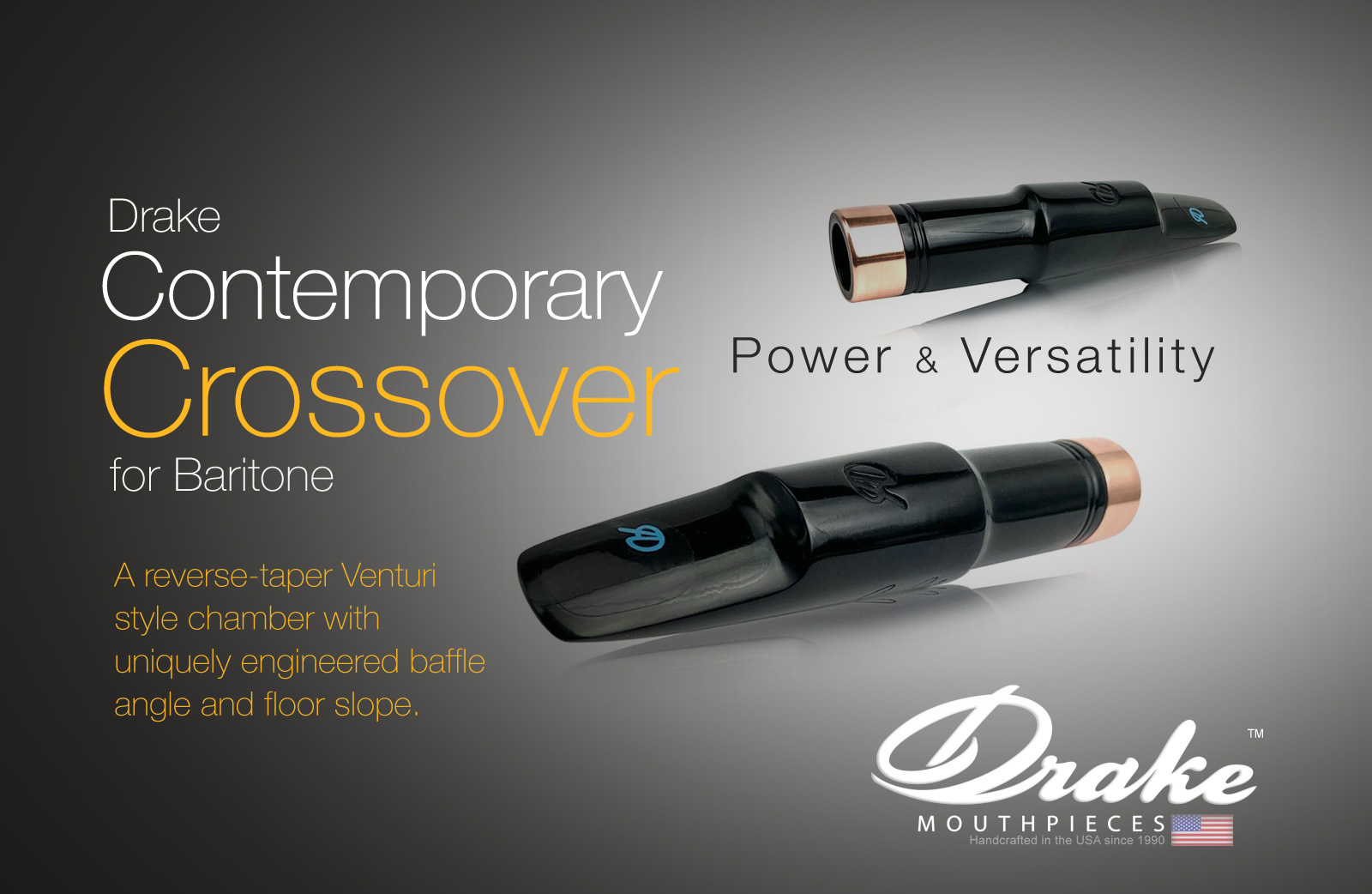 Drake Saxophone Mouthpieces Contemporary Crossover Model