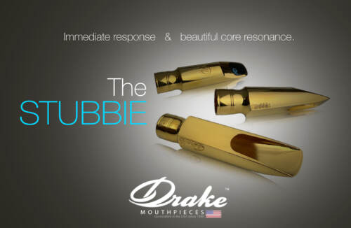 Drake Saxophone Mouthpieces Stubbie Tenor model Layout